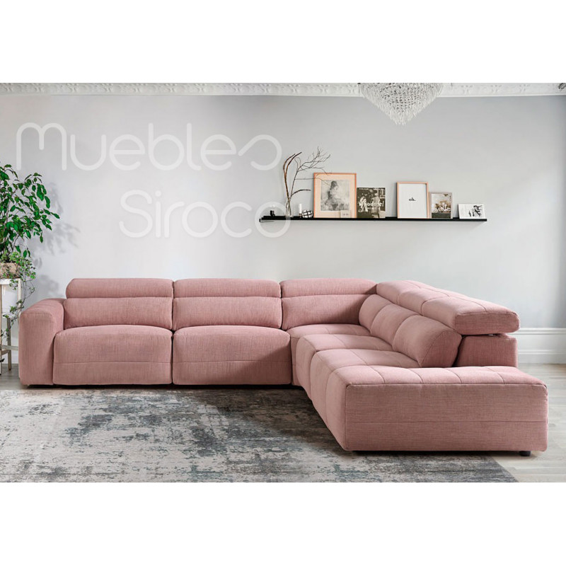 sofa chaise longue 4 puff - Muebles, Tiendas de Muebles en Lleida